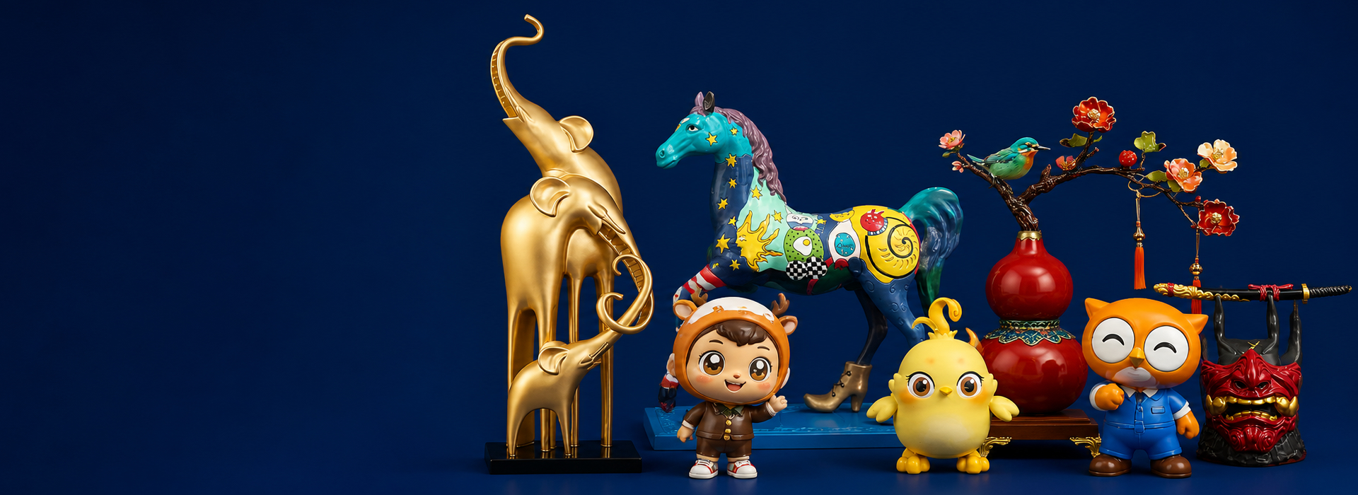 软胶 PVC 吉祥物系列 —— Custom Figurine Studio