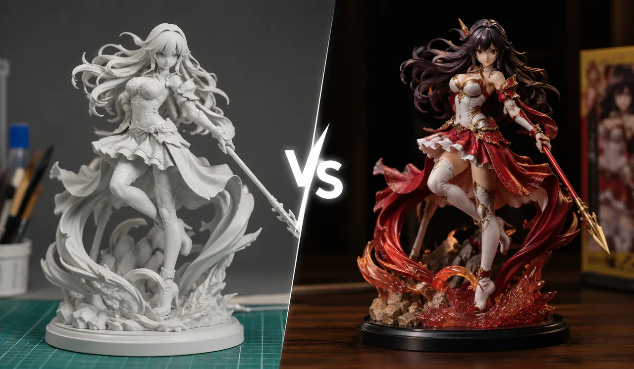 树脂 vs PVC：定制手办该怎么选